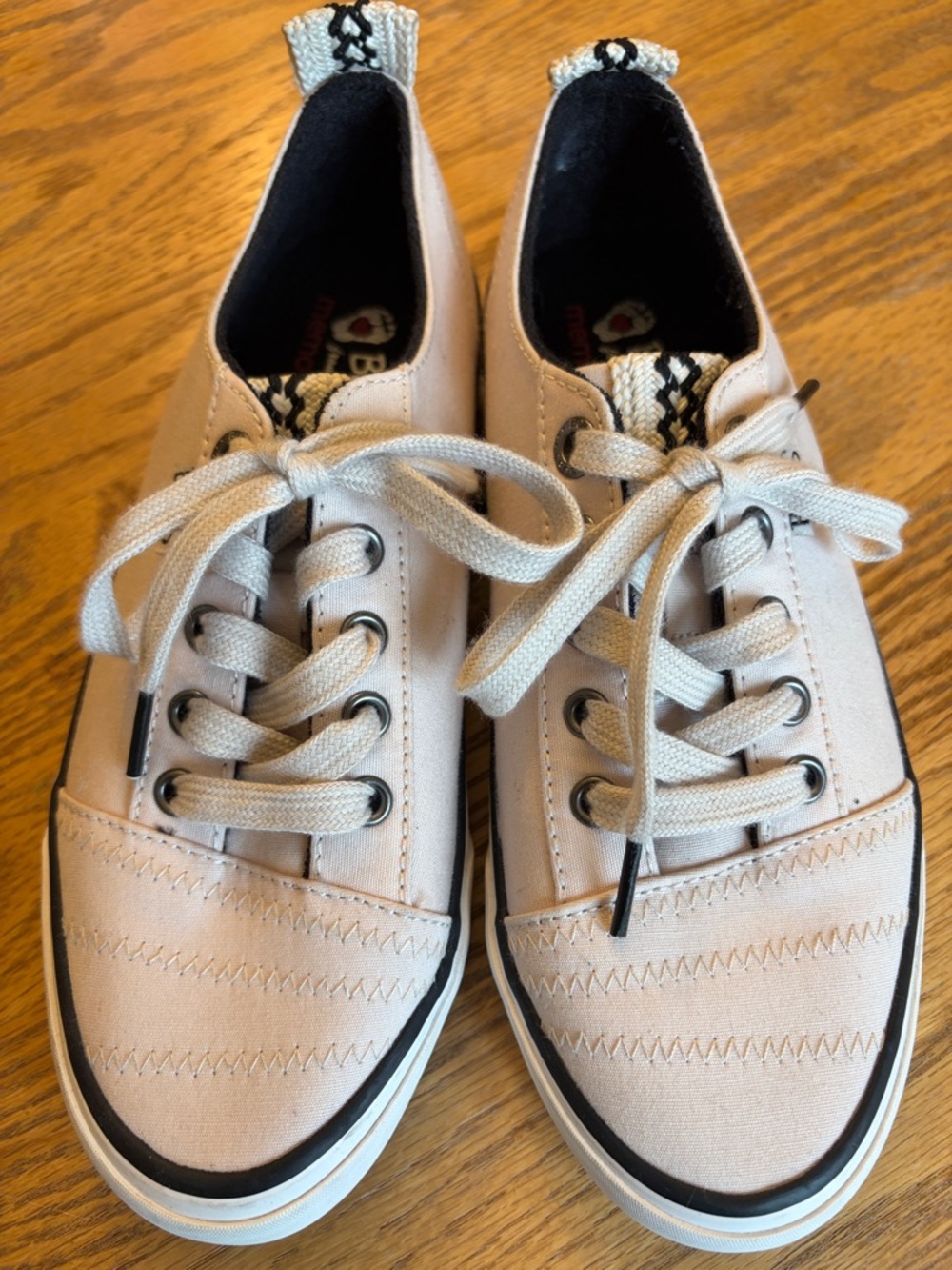 BOBS Skechers Canvas Lace-Up Sneakers